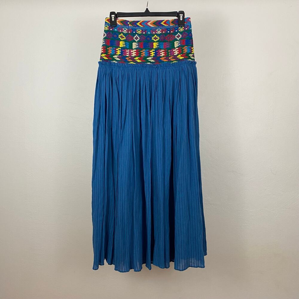 Free People El Paso Skirt - Blue - Size XS